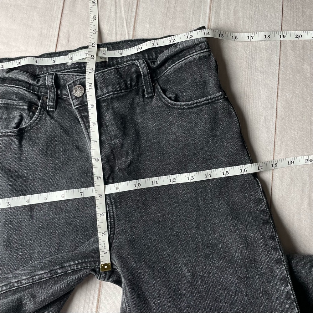 Abercrombie & Fitch 90s Slim Straight Ultra High Rise Jeans Women’s 4 | 27 Black - Picture 9 of 11